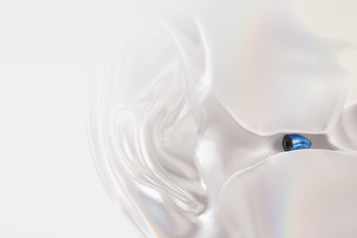 Customized hearing aids for deep ear wear